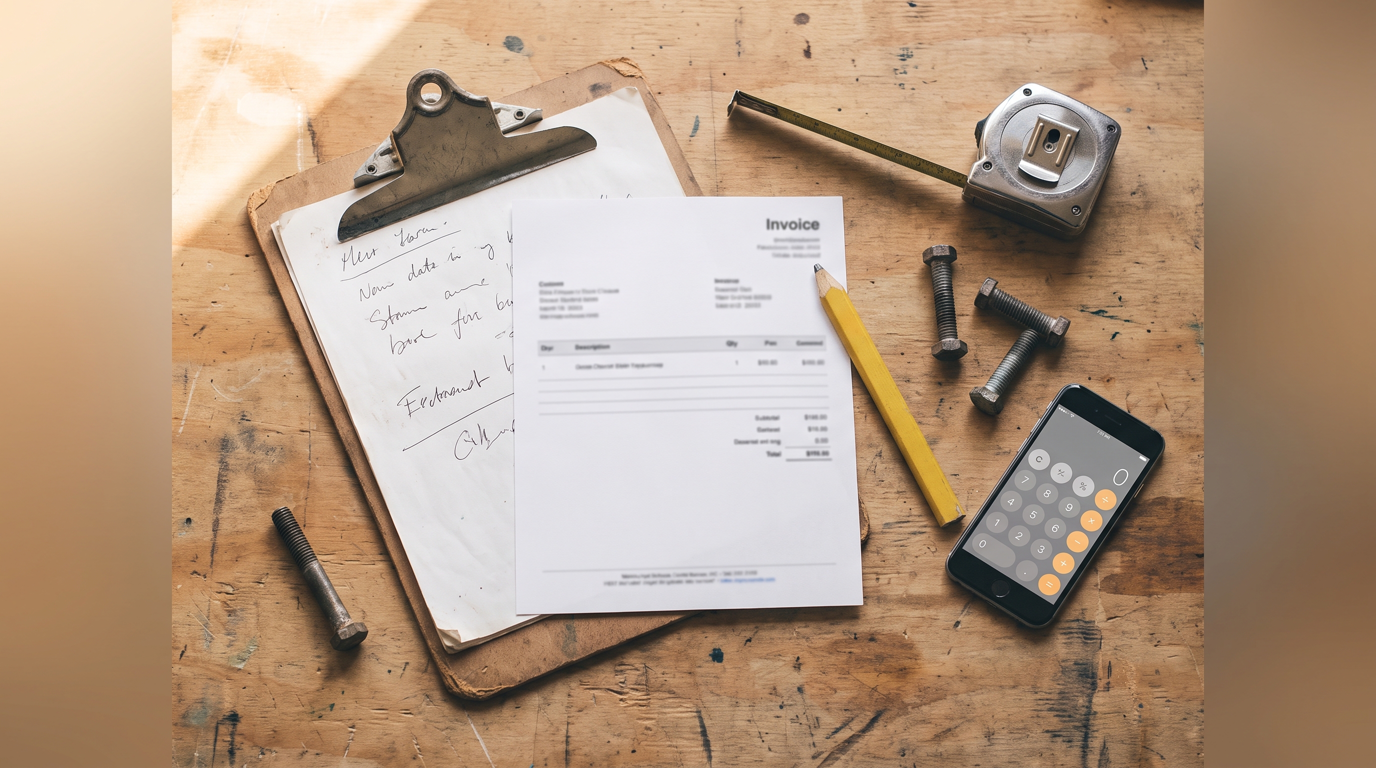 Contractor Estimate Template to Invoice in One Step
