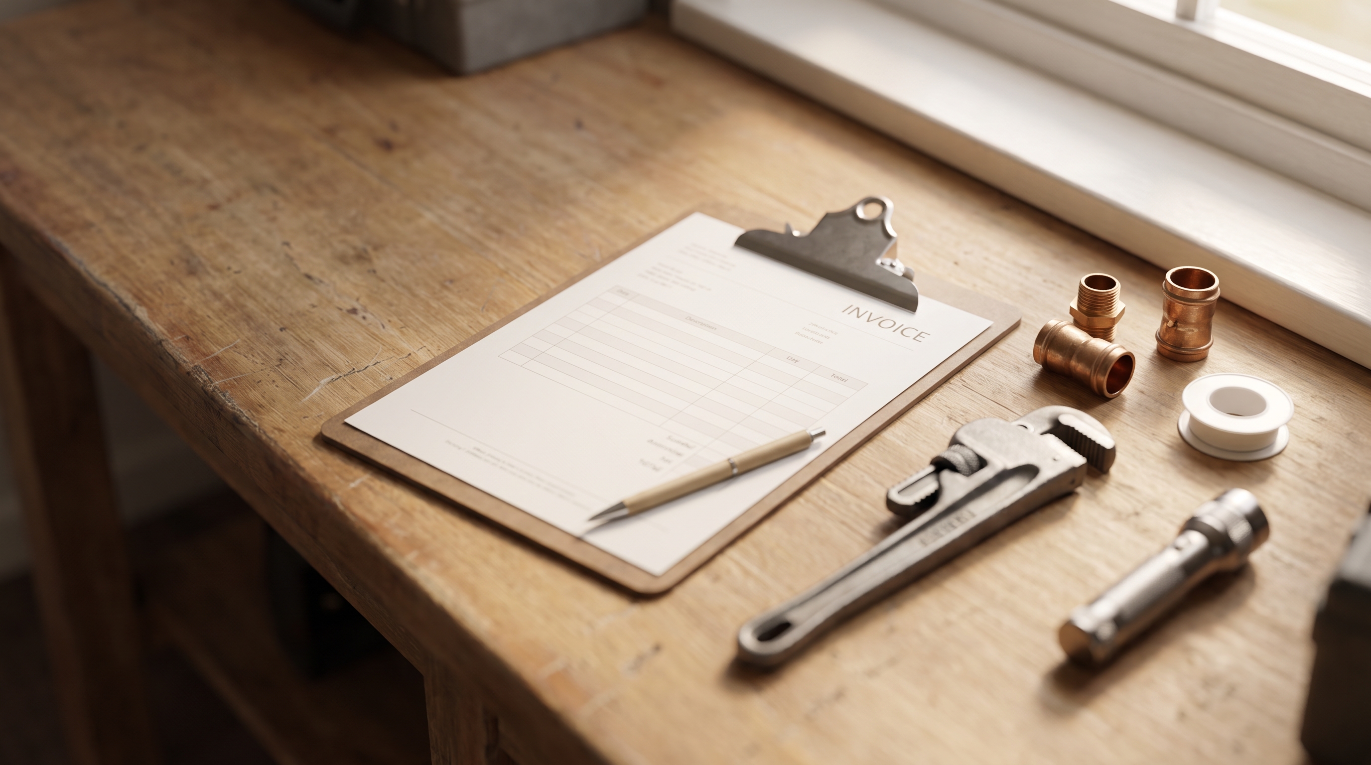 Free Plumbing Invoice Template That Tracks Billable Hours