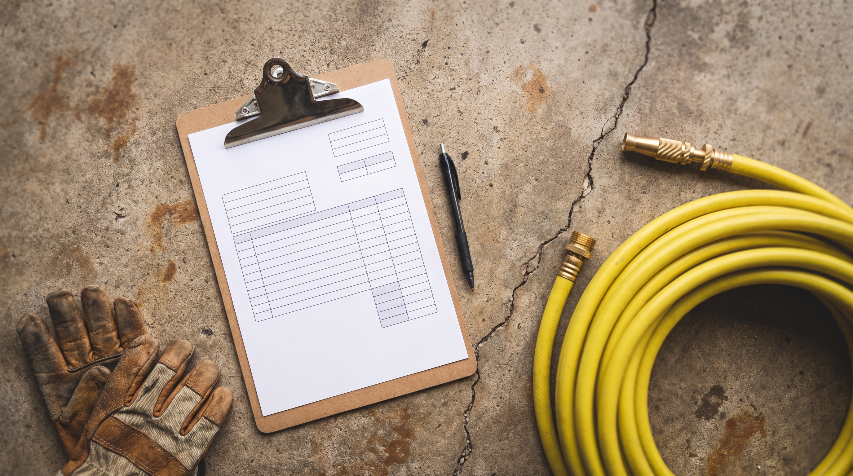Pressure Washing Invoice Template (Free)