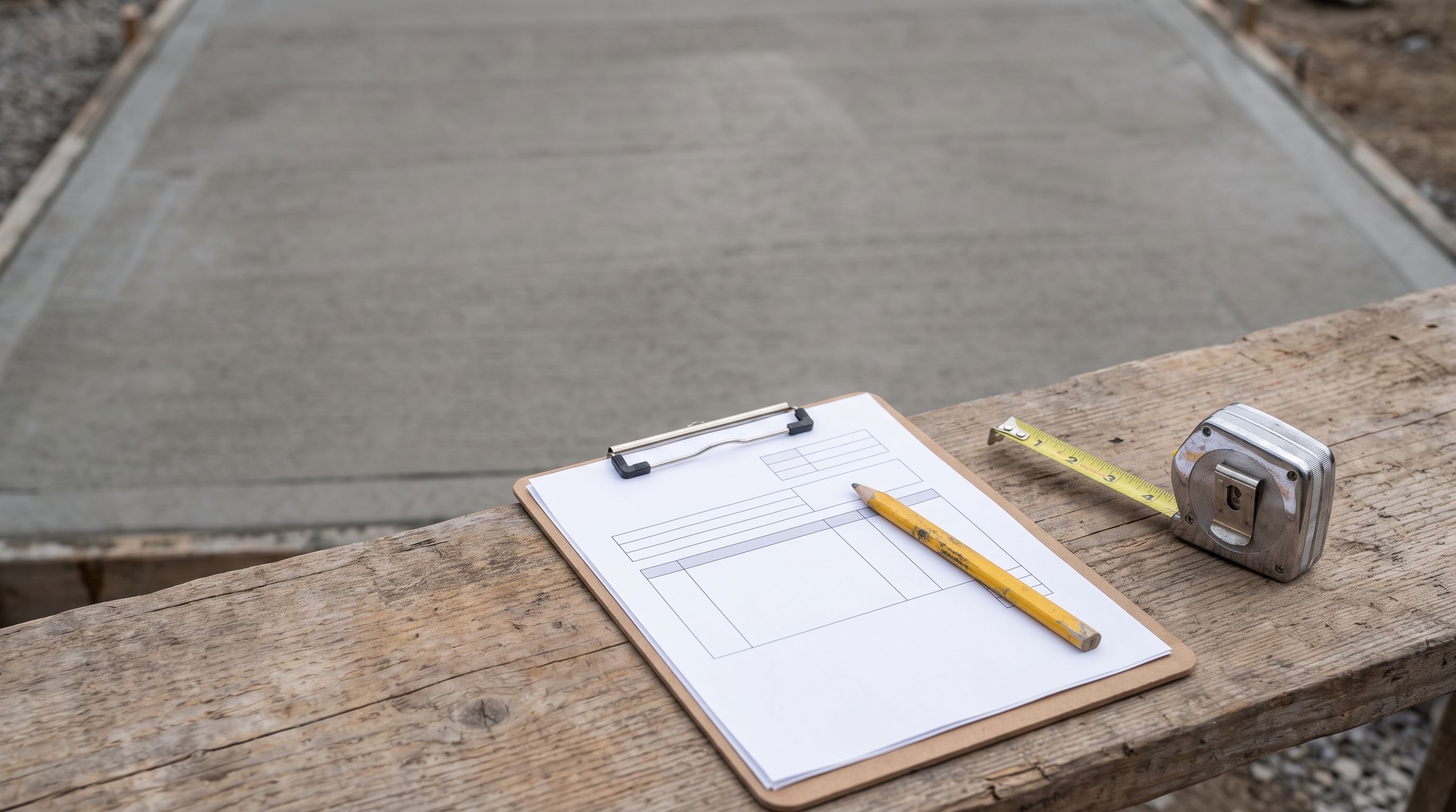 Free Concrete Invoice Template With Job Site Details